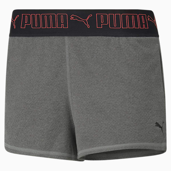 PUMA Elastic 3" Knitted Training Shorts, Charcoal Gray Heather-multi, extralarge-IND